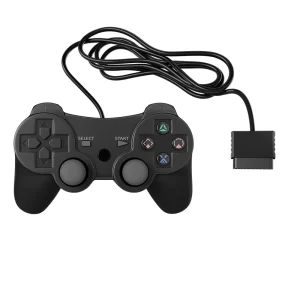 Black Wired Controller Third Party PS2